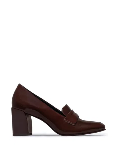Bernardo Nevaeh Leather Pumps In Brown