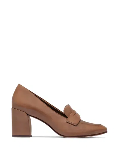 Bernardo Nevaeh Leather Pumps In Brown