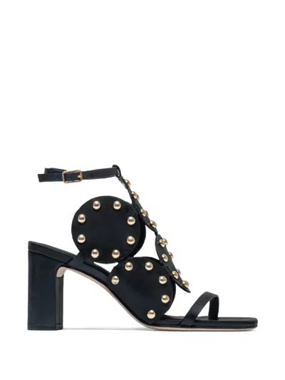 Bernardo New Moon Studded Sandals In Black