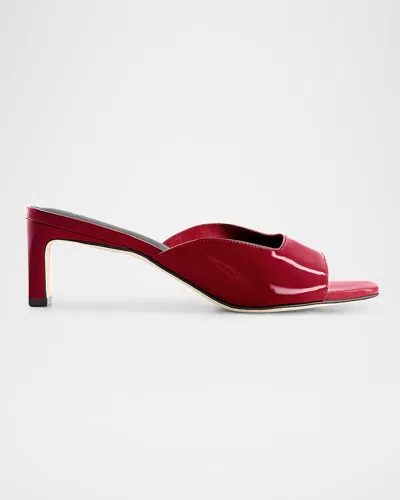 Bernardo Patent Leather Mule Sandals