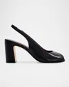 Bernardo Footwear Adell Peep Toe Slingback In Black