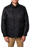 Bernardo Pathfinder Lightweight Quilted Water Resistant Jacket In Black
