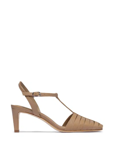 Bernardo Peoria T-strap Square-toe Pumps In Multi