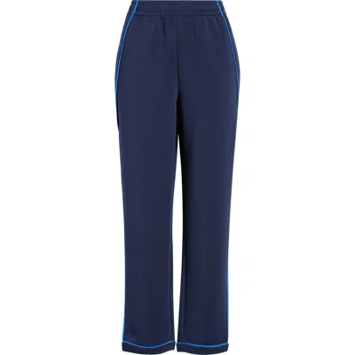 Bernardo Piping Slim Leg Sweatpants In Evening Blue/palace Blue