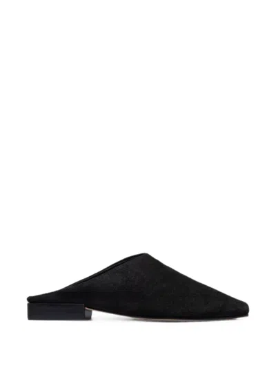 Bernardo Porto Square-toe Mules In Black