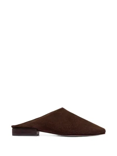 Bernardo Porto Square-toe Mules In Black