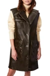 Bernardo Pu Long Vest In Dark Olive