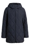 Bernardo Quilted Packable Puffer Jacket In Black