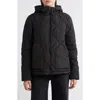 Bernardo Quilted Packable Puffer Jacket In Black