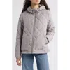Bernardo Quilted Packable Puffer Jacket In Gray