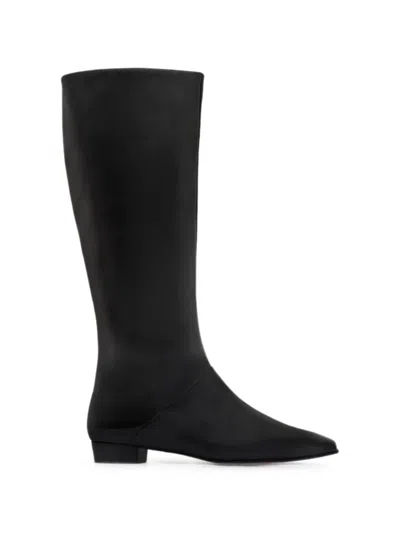 Bernardo Ramona Leather Knee-high Boots In Black