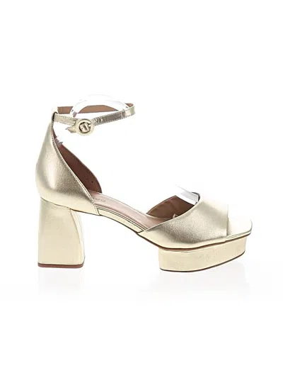 Pre-owned Bernardo Sandals In Gold