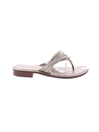 Pre-owned Bernardo Sandals In Silver