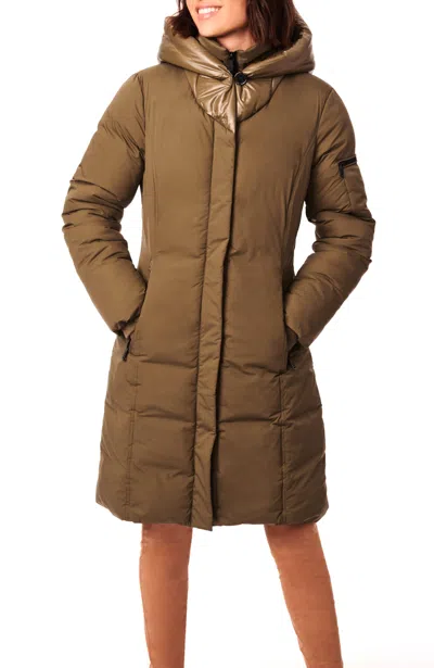 Bernardo Shawl Puffer In Brown