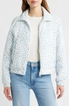 Bernardo Short Cloudweight Nylon Jacket In Blue