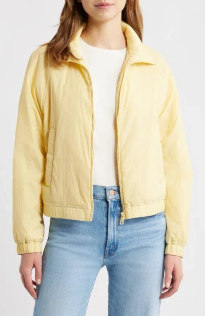 Bernardo Short Cloudweight Nylon Jacket In Yellow