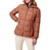 Bernardo Short Puffer Jacket In Brown