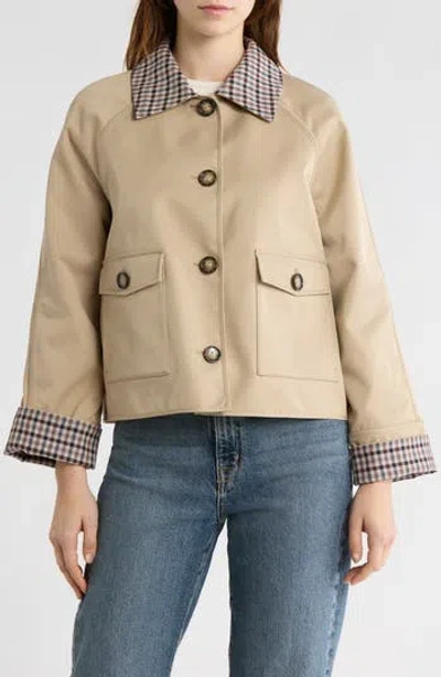 Bernardo Short Raincoat In Neutral