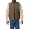 Bernardo Smart Leisure Quilted Vest In Olive