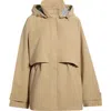 Bernardo Stand Collar Raincoat In Neutral