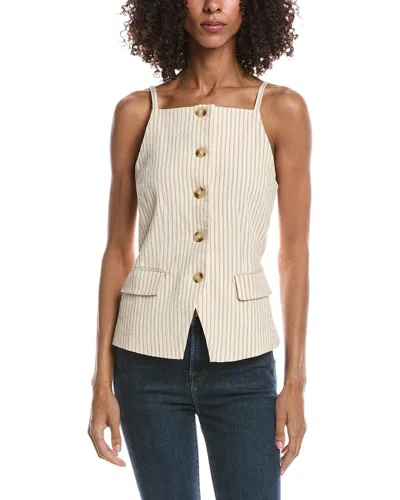 Bernardo Tank Waistcoat In Metallic