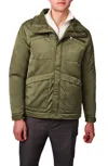 Bernardo Men's Twill Tech Zip Front Jacket In Green