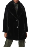 Bernardo The Sally Faux Fur Coat In Black