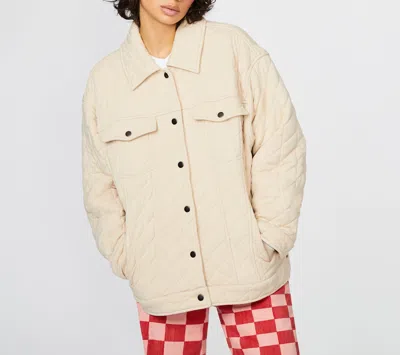 Bernardo Trucker Jacket In Beige