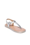 Bernardo Tucson Sandals In Silver