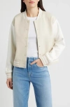 Bernardo Varsity Jacket In Neutral