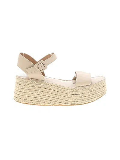 Pre-owned Bernardo Wedges In Tan