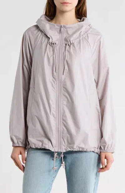 Bernardo Windbreaker Jacket In Gray