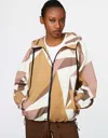 Bernardo Windward Abstract Shell Jacket In Multi