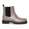 Bernardo Women Addison Rain Boots In Black/taupe