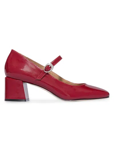 Bernardo Women's Ancona Block Heel Mary Janes In Red