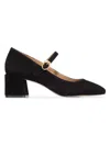 Bernardo Footwear Ancona Block Heel Mary Jane In Black