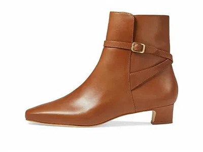 Bernardo Women's Houston Boots - Medium In Luggage Antique Calf In Orange