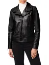 Bernardo Women's Leather Biker Jacket In Black
