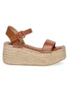 Bernardo Mallorca Espadrille Platform Sandals In Luggage