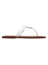 Bernardo Matrix 2 Leather Flat Thong Sandal In Brown