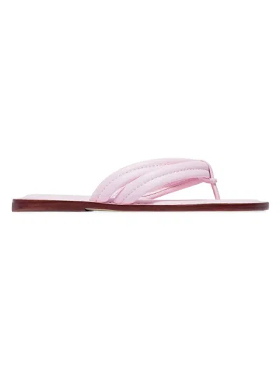 BERNARDO WOMEN'S MIAMI LEATHER THONG SANDALS