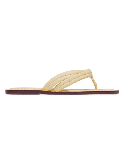 BERNARDO WOMEN'S MIAMI LEATHER THONG SANDALS
