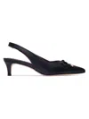 Bernardo Footwear Misha Kitten Heel Pump In Blue