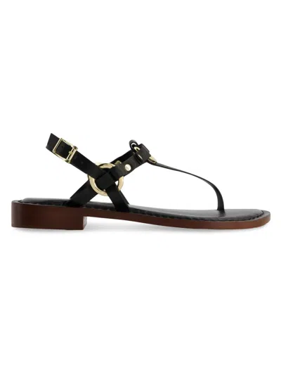 Bernardo Women's Tuni T-strap Sandals In Black