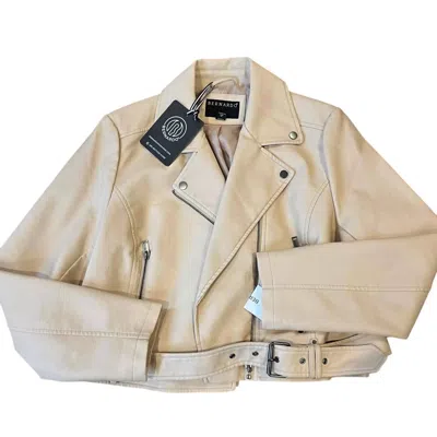 Bernardo Women's Vegan Leather Belted Jacket In Rose Water In Multi