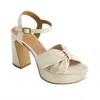 Bernardo Women's Veronika Sandal In Eggshell In White