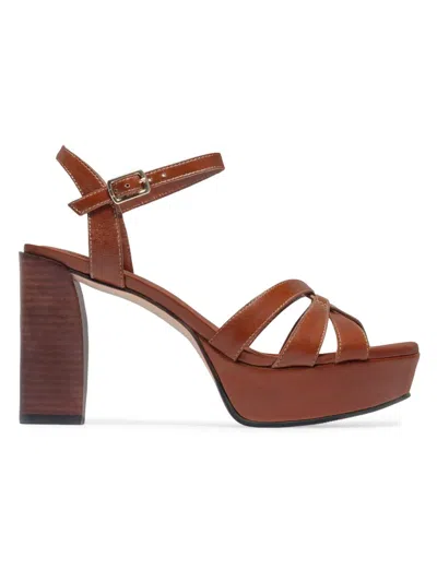 Bernardo Footwear Vittor Platform Sandal In Brown