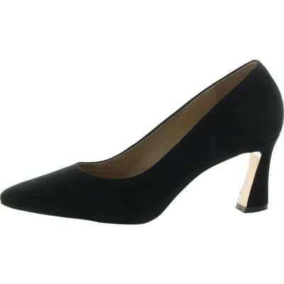 Bernardo Womens Cushioned Footbed Suede Pumps In Black