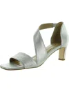 Bernardo Camille Womens Block Heel In Silver