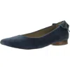 Bernardo Suede Point-toe Ballerina Flats In Multi